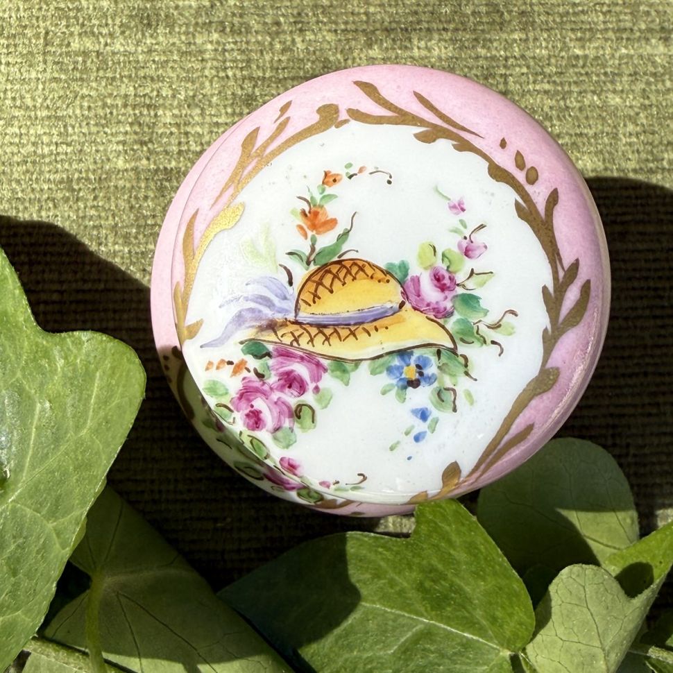 Шкатулка таблетница Limoges Daniel Moreau Франция