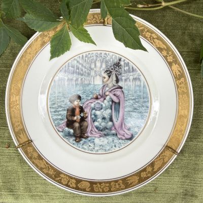Тарелка Royal Copenhagen Сказки Андерсена Снежная Королева