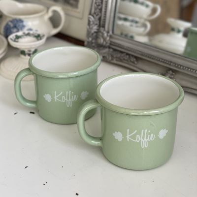 Кружка эмалированная 400 мл Koffie 