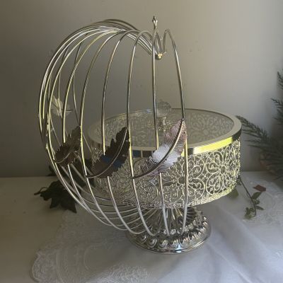 Фруктовница 37 см хромирование