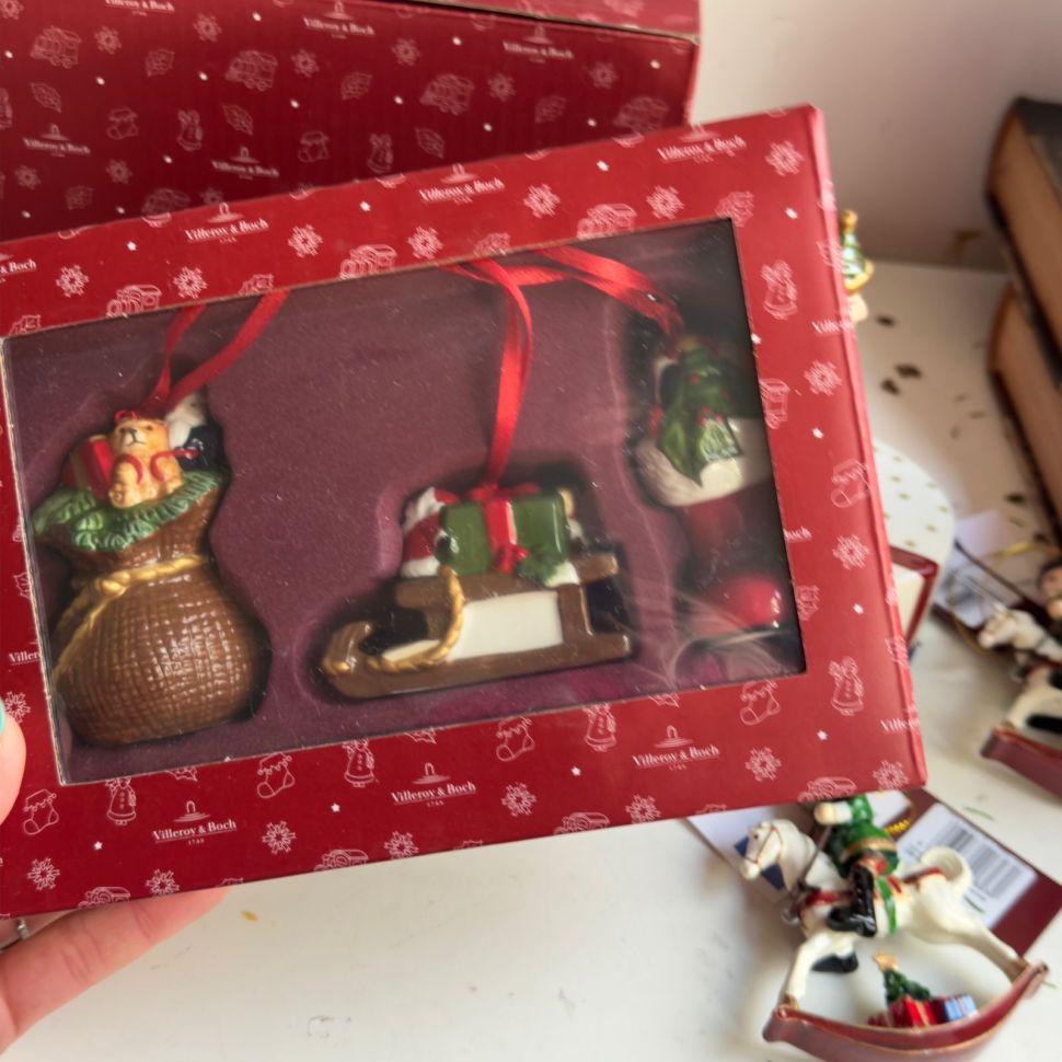 Подвес Подарки ВиллеройБох Nostalgic Ornaments набор 3 шт.