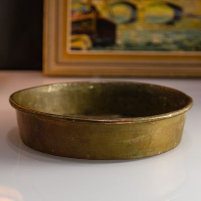 Таз для варенья 30 см медь