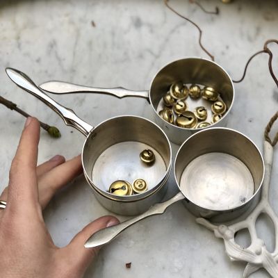 Кокотница с ручкой, набор 4 шт.