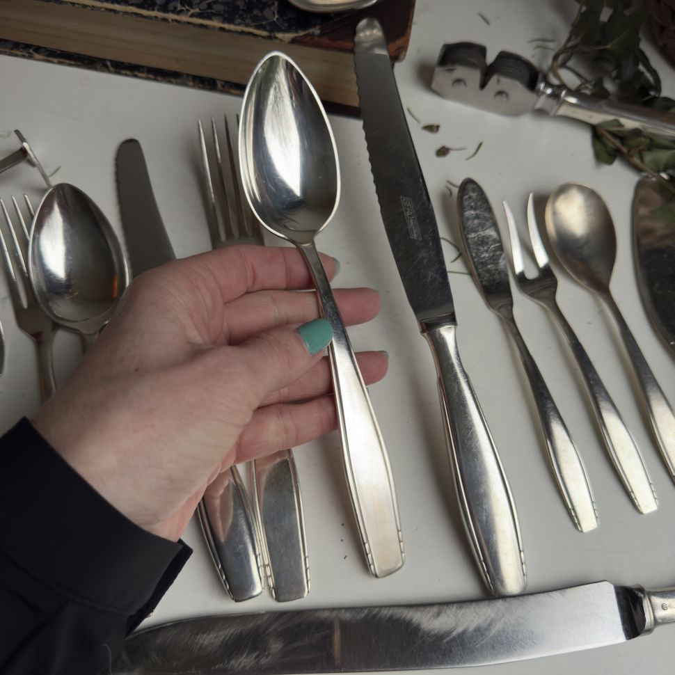 Ложка столовая Gero 18 см серебрение Голландия