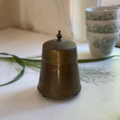 Банка бидончик 13 см медь, латунь