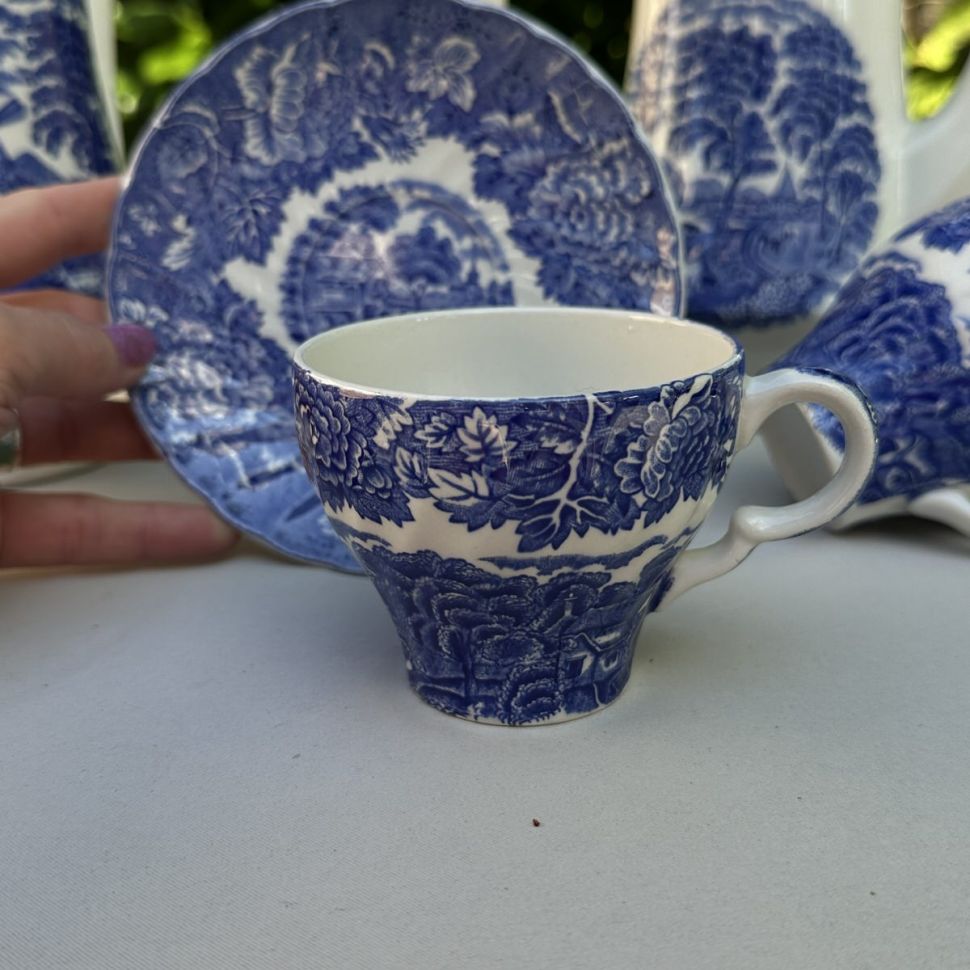 Чайная пара Wood&Sons English Scenery 200 мл Англия