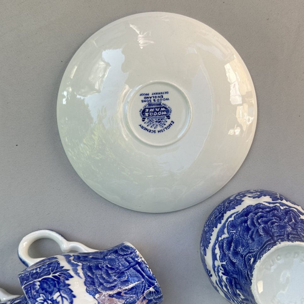 Чайная пара Wood&Sons English Scenery 200 мл Англия