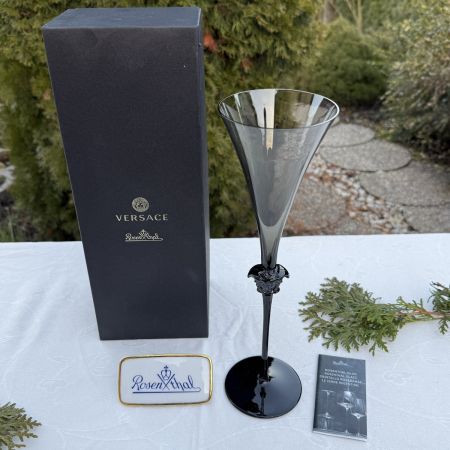 Бокал для шампанского Rosenthal Versace Medusa Lumiere Haze 200 мл Германия
