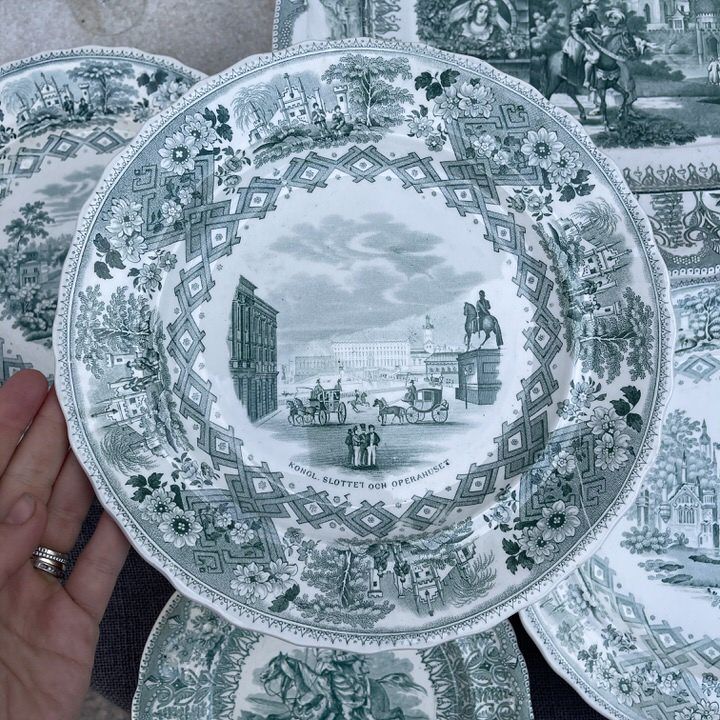 Тарелка Gustafsberg Royal Scenery 25 см Швеция