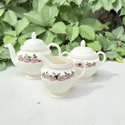 Чайник сахарница молочник Briar Rose Wedgwood Англия набор