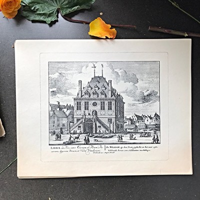 Репродукция гравюры Амстердам 1661 года  5