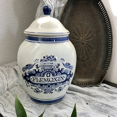 Ваза большая банка Flemoxin Delft Голландия