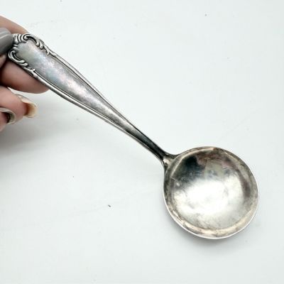 Ложка сервировочная 14 см серебрение