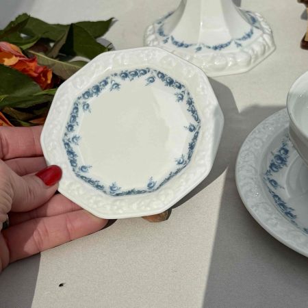 Розетка Rosenthal Classic Rose голубые розы 11 см Германия