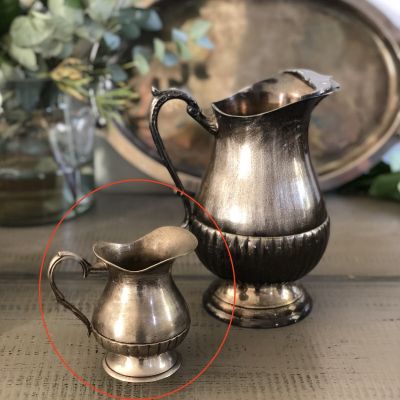 Молочник старинный классический мельхиор, 300 мл