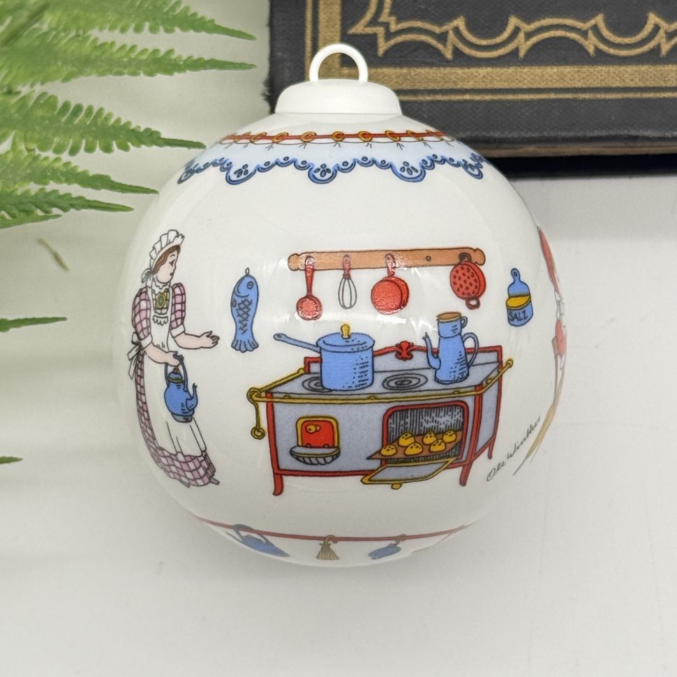 Подвес Шар рождественский 1995 Hutschenreuther Германия