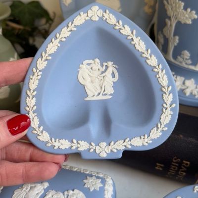 Пепельница Wedgwood 11 см бисквитный фарфор Англия