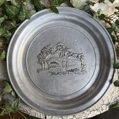 Тарелка Royal Wilton Pewter 28 см USA