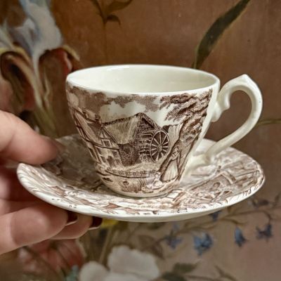 Кофейная пара Alfred Meakin The Mill 100 мл Англия