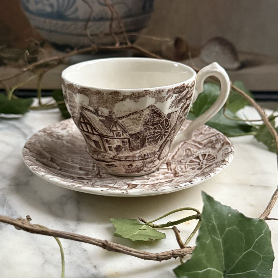 Кофейная пара Alfred Meakin The Mill 100 мл Англия