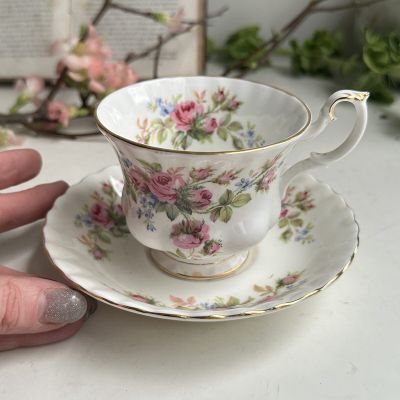 Чайное трио Royal Albert Moss Rose 200 мл Англия 