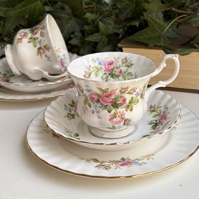 Чайное трио Royal Albert Moss Rose 200 мл Англия 