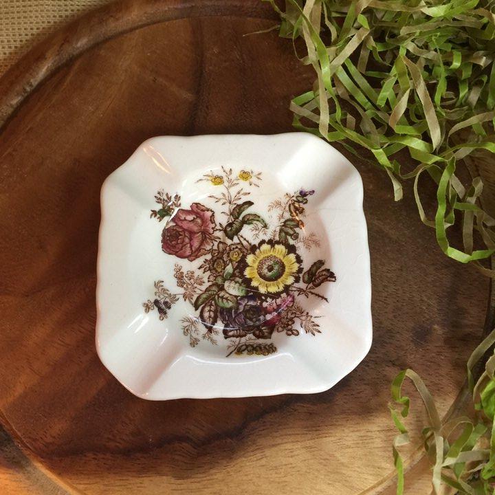 Пепельница 9х9 см Mason's Англия (сквозная трещина)