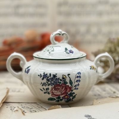 Сахарница Alt Strassburg ВиллеройБох 15 см фарфор Германия 