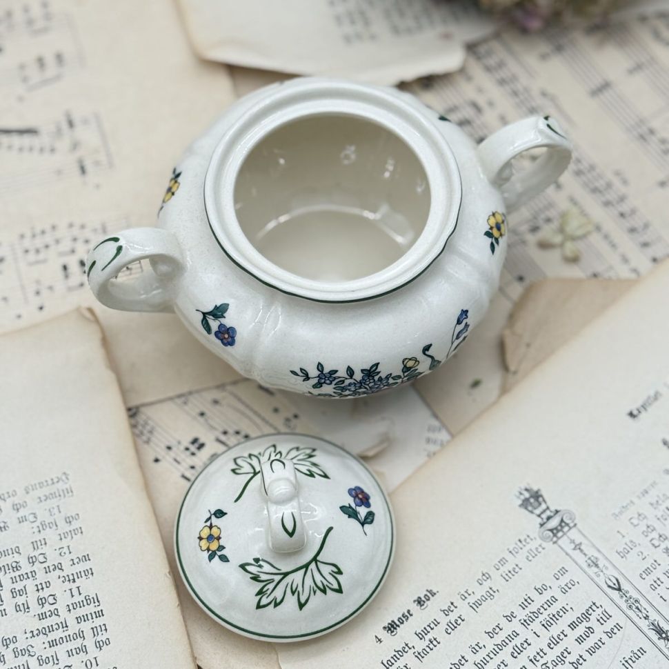 Сахарница Alt Strassburg ВиллеройБох 15 см фарфор Германия 