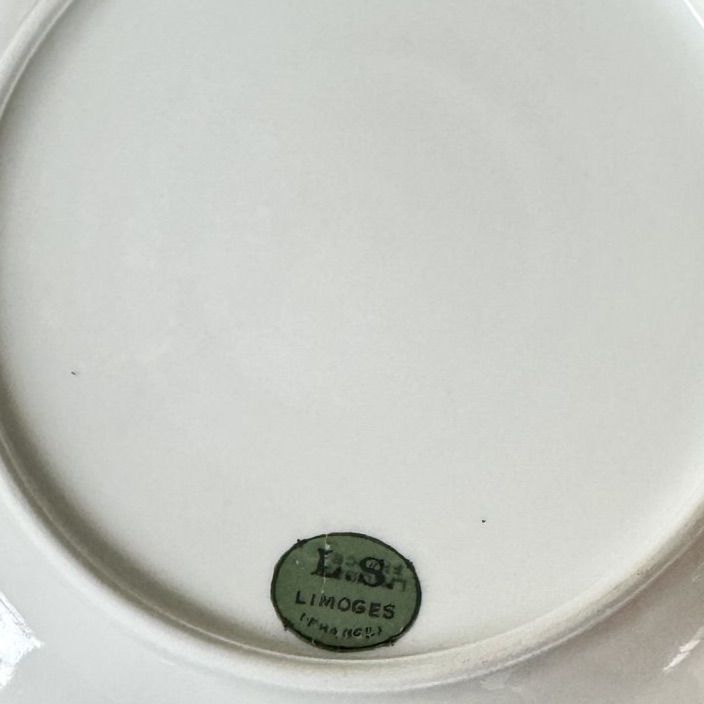 Блюдо круглое  L.S. Limoges 32 см фарфор Франция  