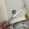 Нож для писем конвертов 22 см мельхиор