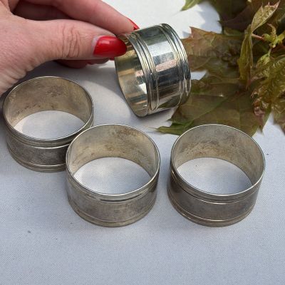 Кольцо для салфетки 5 см серебрение