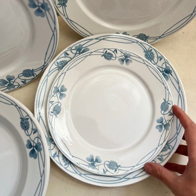 Тарелка Sarreguemines Trefle Модерн 20 см Франция уценка