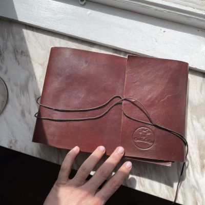 Альбом для фотографий обложка натуральная кожа