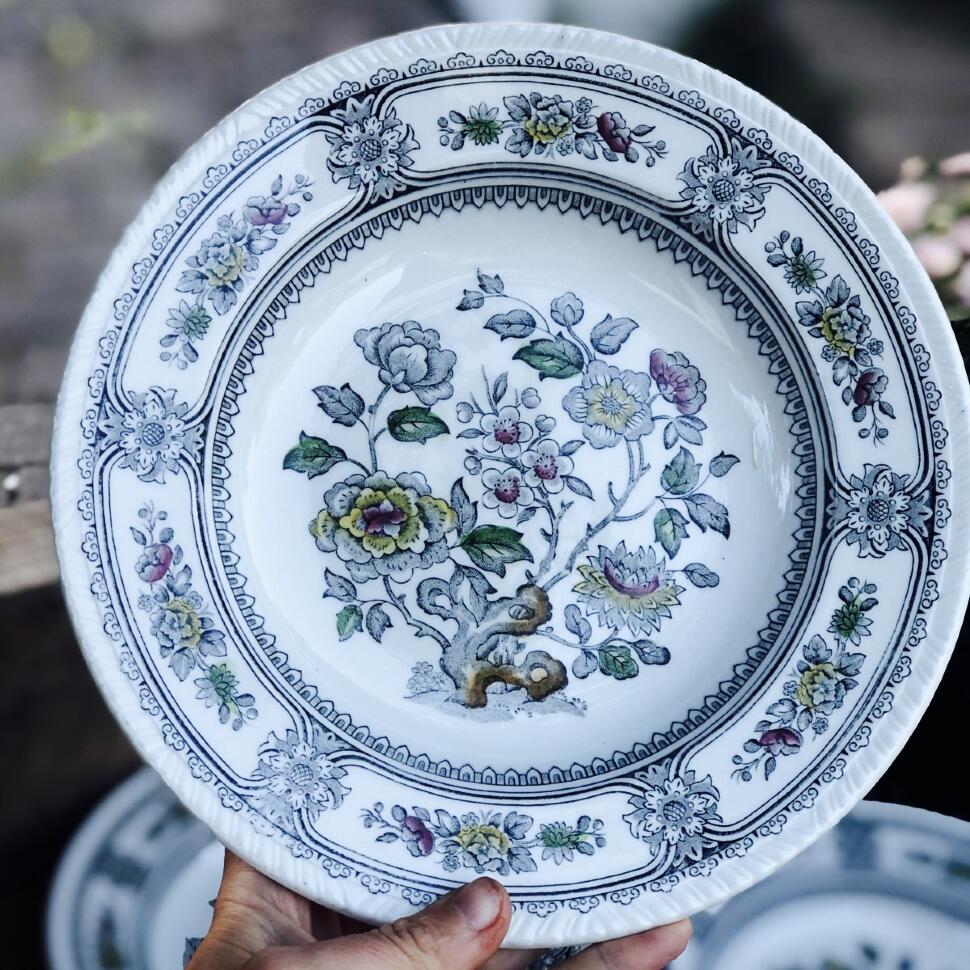 Тарелка глубокое 23 см Wood & Sons Burslem Dorset Англия