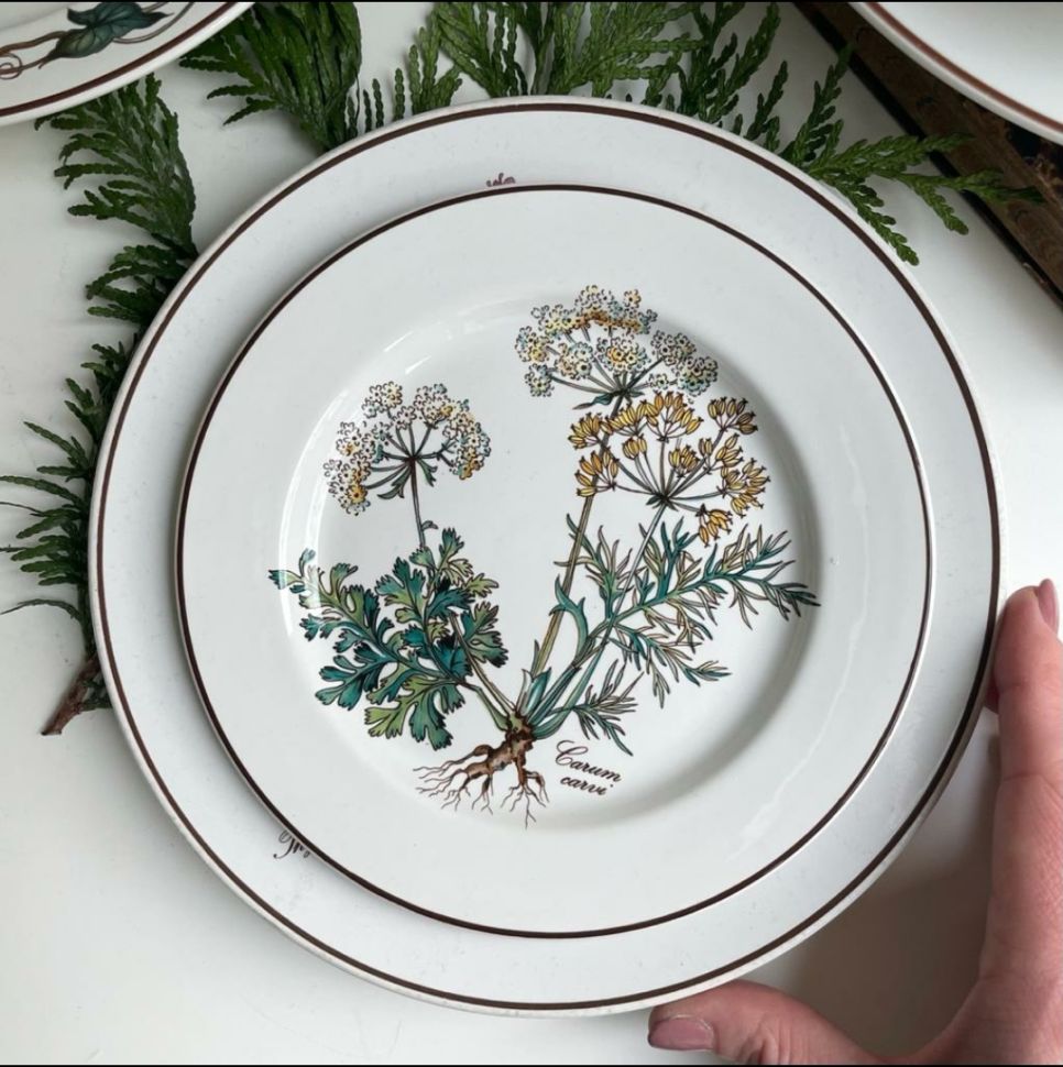 Тарелка для хлеба Botanica ВиллеройБох 17 см с корешком 2 категория