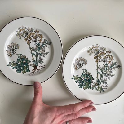 Тарелка для хлеба Botanica ВиллеройБох 17 см с корешком 2 категория