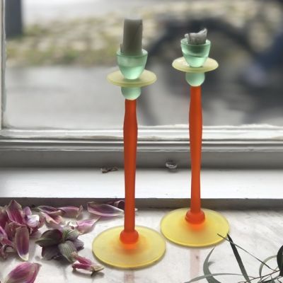 Подсвечники набор 2 штуки ПопАрт хрусталь 