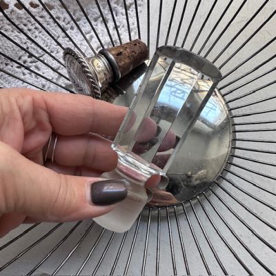 Пробка для бутылки 10 см хрусталь