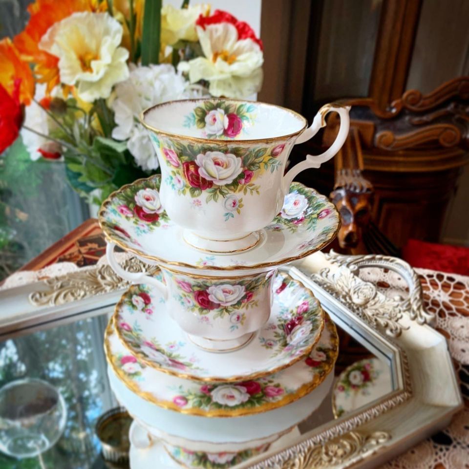 Кофейная пара Royal Albert Celebration 130 мл Англия