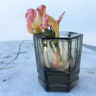 Ваза хрустальная