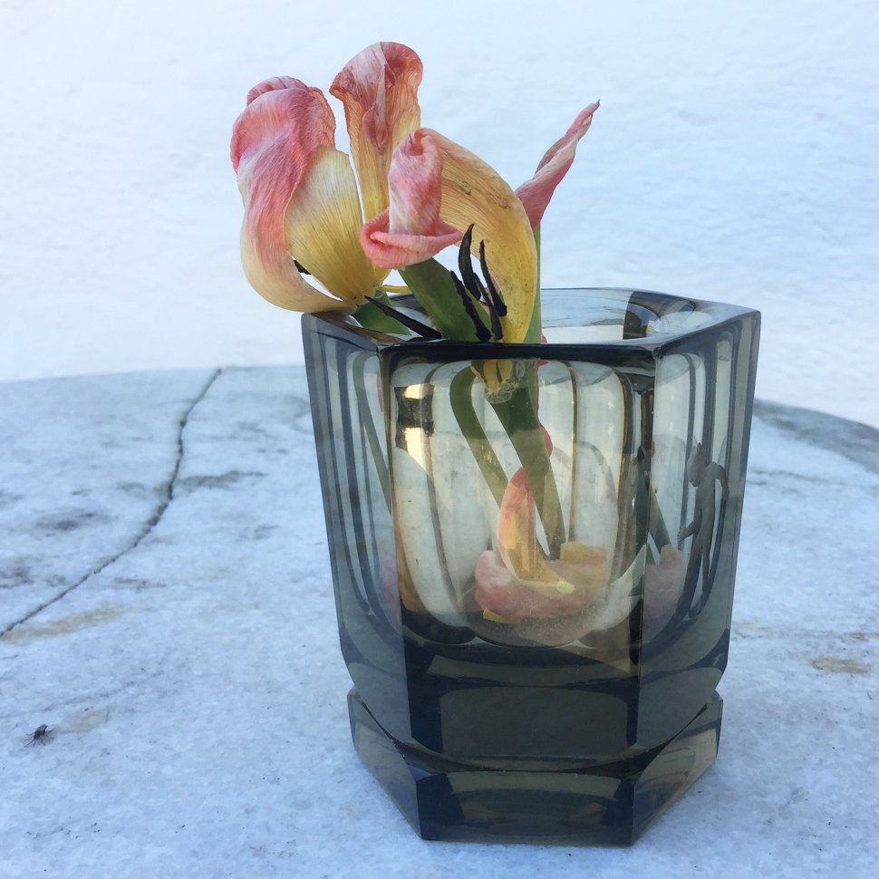 Ваза хрустальная