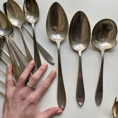 Ложка сервировочная большая 27 см Keltum сталь