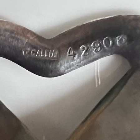 Блюдо сервировочное Christofle Арнуво 35 см серебрение Франция