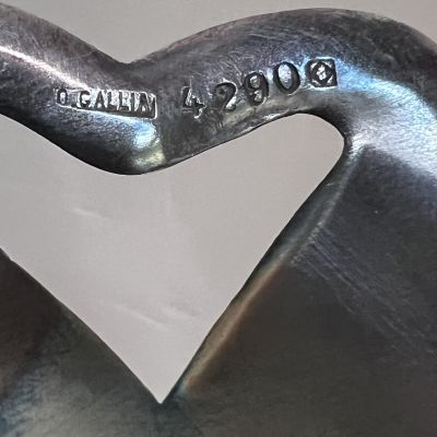 Блюдо Galia Christofle Арнуво 35 см серебрение Франция