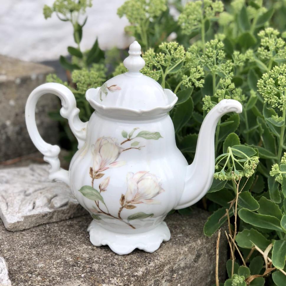 Чайник кофейник с крышкой Hutschenreuther Germany Bavaria серия Magnolia