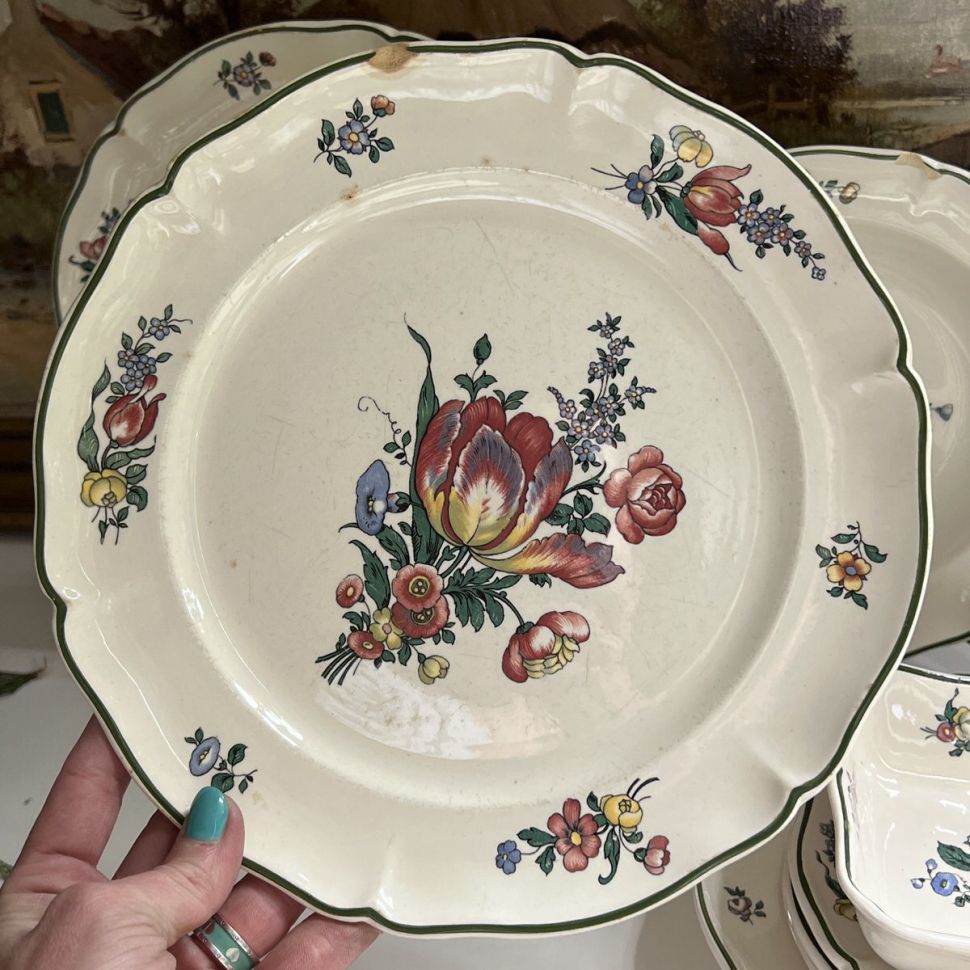 Тарелка Alt Strassburg ВиллеройБох 25 см фарфор Германия 2 категория