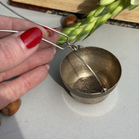Ситечко для чая 5 см серебрение   