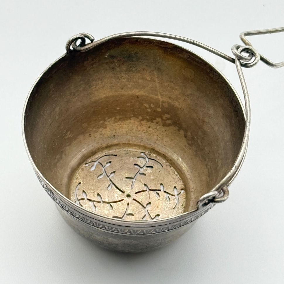 Ситечко для чая 5 см серебрение   