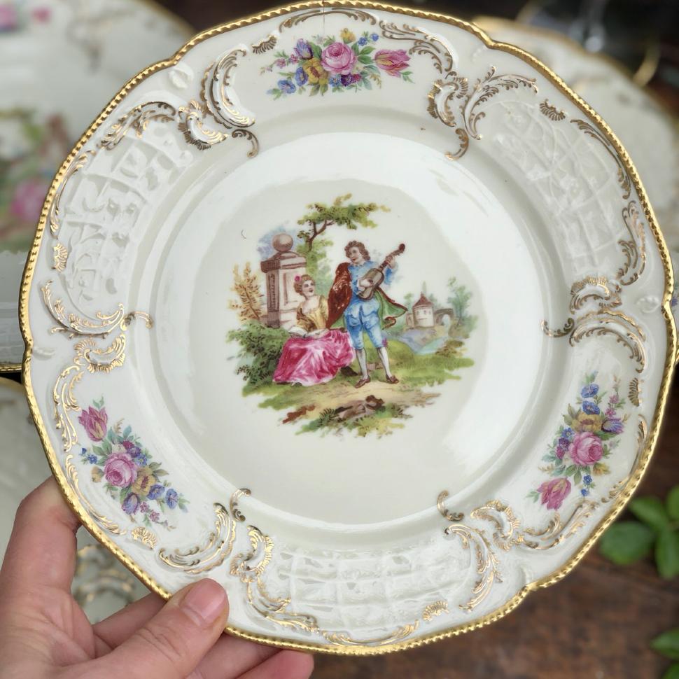 Тарелка 20 см. Rosenthal Sanssouci, Германия (трещина)